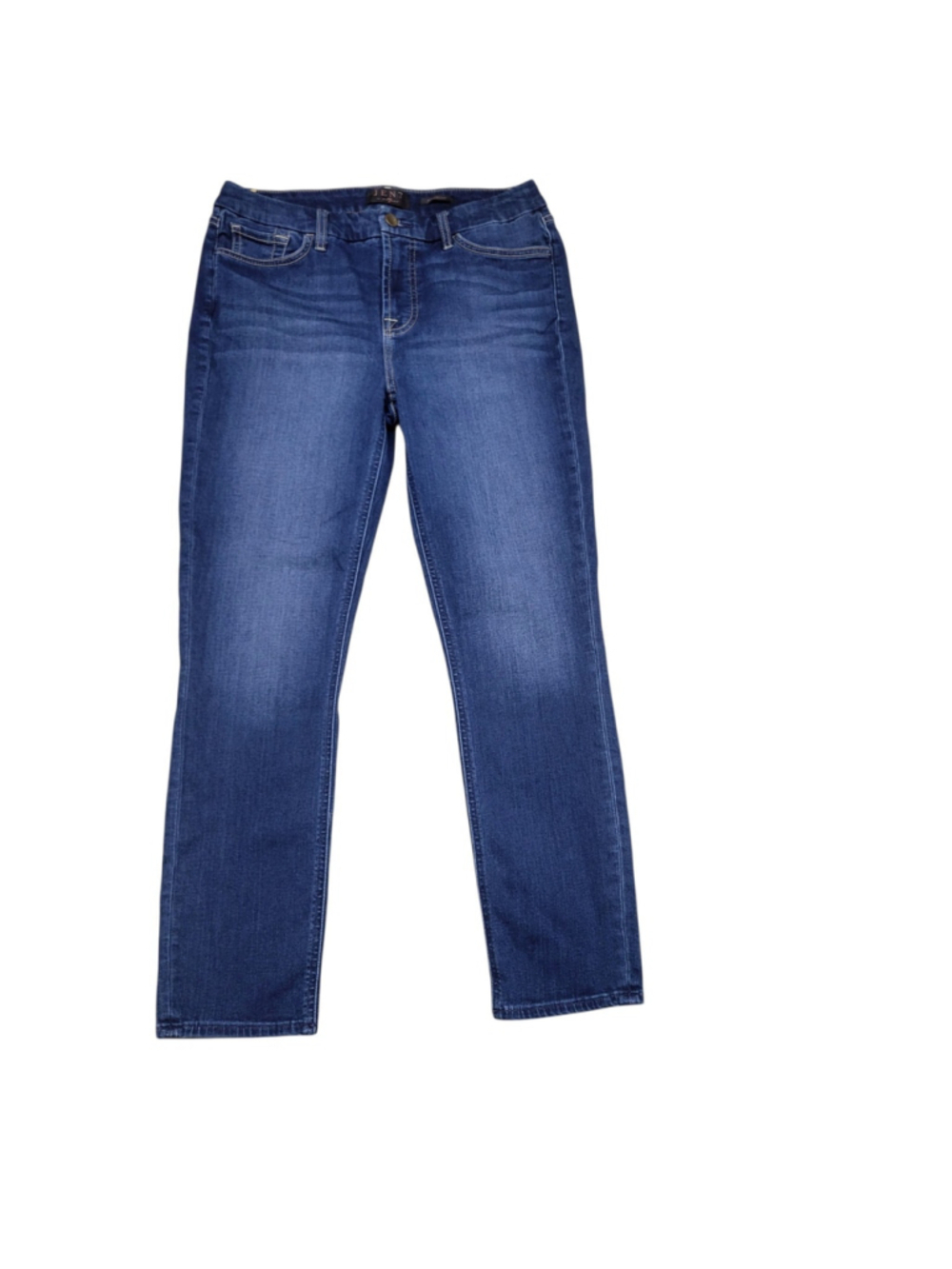 Seven For All Mankind Jen7 Women's Medium Wash Blue Ankle Skinny Jeans Size 8 - Picture 2 of 11